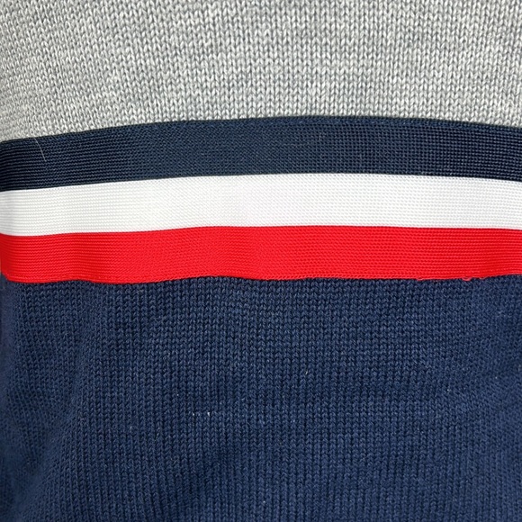 PINK ROSE Gray, Red, White, Blue Long Sleeve Sweater Size Medium - Picture 3 of 6